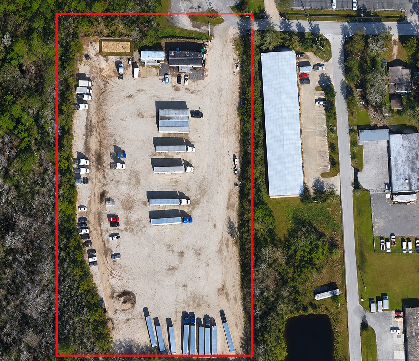 Aerial view of 8584 Mallory Rd